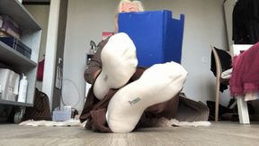 Sniff my socks!