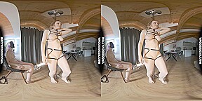 Big Boobed Model Diana Giving Private Strip Show Pole Dance For Anonymous Masked Ingrida
