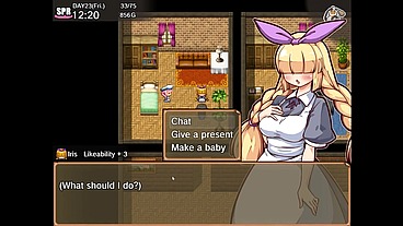 Impregnate my harem farm [ BREEDING HENTAI game ] Ep.18 slow sex for her very FIRST TIME !