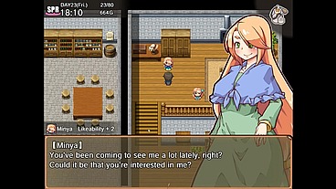 Impregnate my harem farm [ BREEDING HENTAI game ] Ep.18 slow sex for her very FIRST TIME !