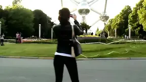 Sexy Tourist Pounds Big Black Cock Wildly