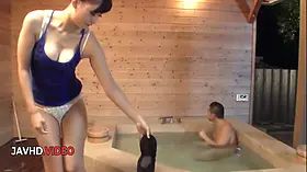 Naughty JAV Star Yui Oba Tempts Stud In Hot Jacuzzi Action