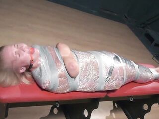 Darina has multiple orgasms Mummification with magic wand 1