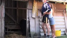 Farmer's Beauty Gapes for Slammed Cock