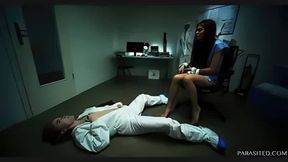 Jia Lissa Possessed By Alien Worm Fucks Alissa Foxy and Rae Lil Black Insanely in a Wild Lesbian Threesome