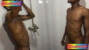 in the shower after sex with their girlfriends