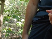 Masturbating in the forest on a bike 💦🍂