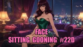 Face Sitting Gooning #22D: Smothered Under Goddess Curves (Animated, Music, Text)