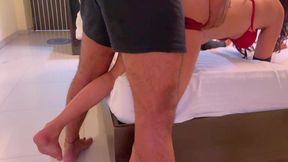 Indian Desi Muslim Stepsister Sofia Fucked by Young Amateur Stepbrother in Doggy Style Full Hindi Audio