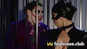 Joker Fucks Hot Cat-woman After She Helps Him Escape From Imprisonment - XXX Action!