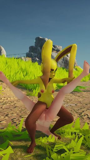 Rabbit Monster Grinding Woman (sapphire Safari V.23)