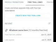 How to create a free trial link for fellow content creators. #OnlyFans #ShoutoutForShoutout #SFS #S4