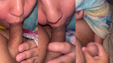 Latina takes it all down her throat and loves every drop