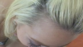 Blonde Slut Tongues Bwc Before Fingering Orgasm Explosion