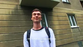 Fresh-faced young twink fucked in the ass in POV