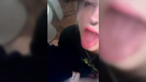 Anal craving puppy gets his treat