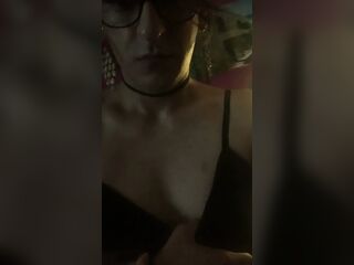 Fit Gorgeous Trans Latin chick Gooner with Thick Booty in Chastity Takes Break to Show Off Body