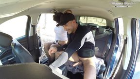 behind the scenes of sharon white anal fucked and creampied in the forest