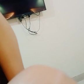 Handjob with Oil and Ready for Missionary Position Sex