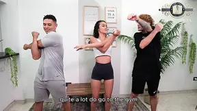 Threesome with a Morbid Yoga Teacher and the Students