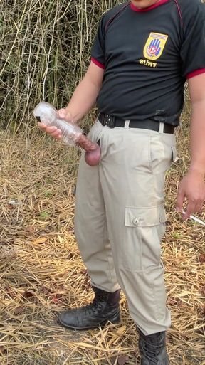 Unforgettable moment from &quot;Thai uniform with sex toy outdoor&quot;