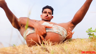 Bangladeshi fag stud ass fucking handballing on the Padma Sea side - Public place's Rectal Going Knuckle Deep - ZM_Official