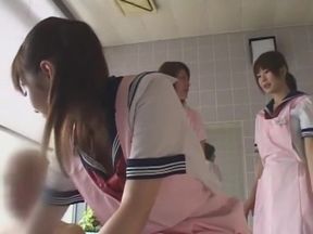 Exotic Japanese slut Sasa Handa, Meguru Kosaka, Ayami Sakurai in Amazing Handjobs JAV video