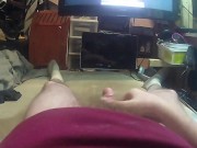 POV masturbating with my coconut oil lotion