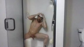 showerbate with dildo session