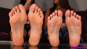 Bare Soles Toe Wiggling - 4K MP4