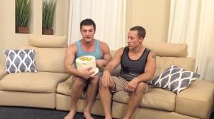 Sean Cody: Athletic jock Chase bareback dick sucking