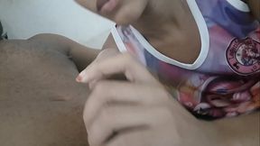 Com enteada virgem a brincadeira &eacute_ s&oacute_ no cuzinho