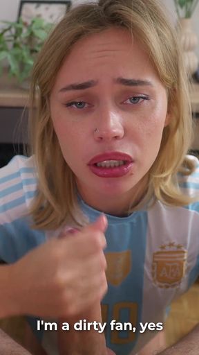 Score a Goal in Me Argentina Fan Punished for Messi's Red Card Begging