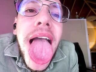 Saliva Fetish with Throat Worship Now