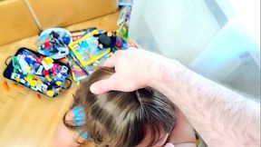 Deepthroat Training! Busty Britney Swallows Gagging Balls-Deep &amp_ Swallowing Another Cum Load - Thicc Slutwife with Big Natural Breasts!