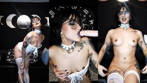 joi. bitch masturbates deliciously and cums with her toy