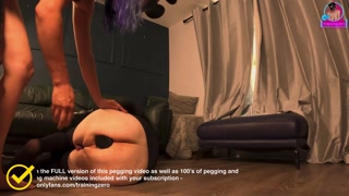 Training Zero Anal Pegging Marathon! Testing Zero's Huge New Toys! Strap on Bondage BDSM Slave Real