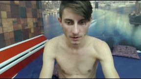 Nice Twink Model Cum Show