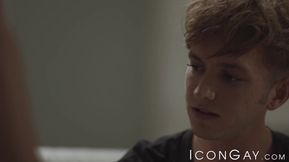 Cock hungry Cameron Basinger drilled bareback after BJ