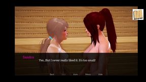 Redheaded Step-Sister’s Erotic Cartoon Adventure – Pussy Licking & Orgasm Gameplay