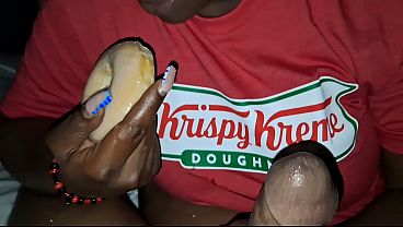 Krispy Kreme delivery girl wanted extra glaze for her donuts