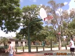 2 largest schlongs, One cock-squeezing cornhole