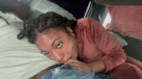 Fuck a Fan Pick Me up in His Truck Slurp on His Big Black Dick Like a Professional Street Hoe