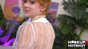 innocent sage fox gets fucked in the throat & pussy by danny steele!