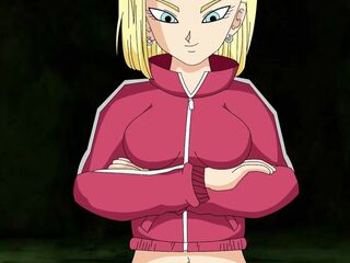 Android eighteen and Krillin parody xxx from Dragon Ball Super