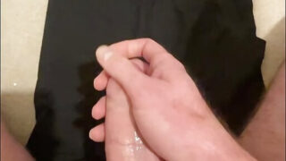 First time voyeur video: British studs stroke huge cocks, fuck asses and unleash huge cum shots