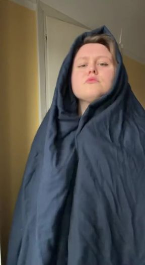 Woman in raincoat