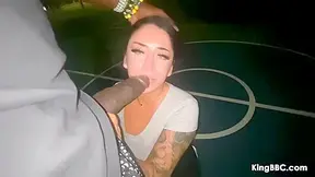 Outdoor Night Blowjob - Yvonne Carlo & Louie Smalls