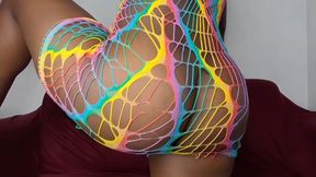 Ebony Teen Caught Twerking and Takes Daddies Dick in Her Pussy