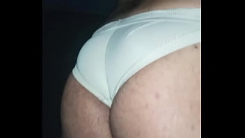 Guy playing in panties